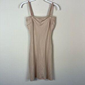 SPANX Shapewear Mini Slip Dress Removable Straps Nude Women’s Size Small